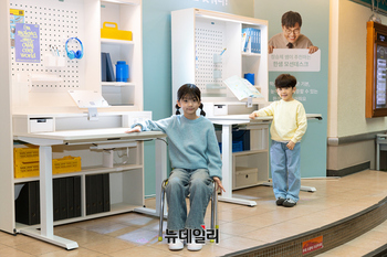 [포토] 한샘, 신학기 맞이 ‘조이S 2 모션데스크’ 팝업..키자니아 서울 오픈