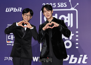 [포토] 연예대상 시상식 참석한 틈만나면 '유재석-유연석'