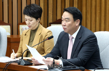 [포토] 발언하는 정희용 국민의힘 사무총장