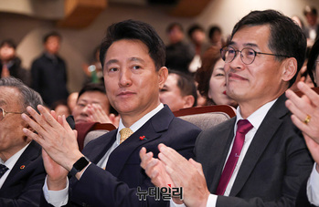 [포토] 양천구 신년인사회 참석한 오세훈-이기재 