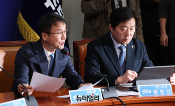 [포토] 최고위서 발언하는 한병도 민주당 신임 원내대표