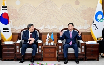 유정복 시장, 카자흐스탄 신도시에 '도시개발·관리 노하우' 전수