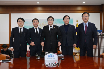 [포토] 회동 갖는 우원식 의장과 여야 원내대표