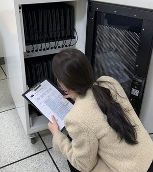 충남교육청, 새 학기 대비 '디지털 기반' 시설 점검