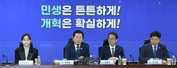 [포토] 재선의원들 만난 정청래 민주당 대표