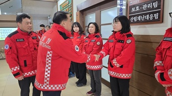 [포토뉴스] 김인호 산림청장, 11일 영월국유림관리소 산림재난대응 점검