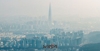 [포토] 뿌연 서울 도심 
