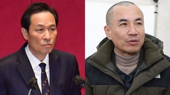 삭발한 김진태 vs 단수 공천 우상호 … '강원 민심' 어디로