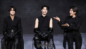 [포토] 미니 3집 소개하는 빅오션 찬연-PJ-지석