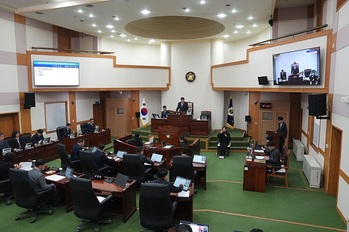 음성군의회, 제387회 임시회 개회