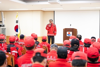 강릉시, 산불 대응 역량 강화를 위한 '산림재난대응단' 실무교육 실시
