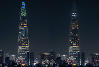 [포토] 불 꺼지는 롯데월드타워, 3월 28일 글로벌 소등 캠페인 ‘2026 어스아워’ 참여 