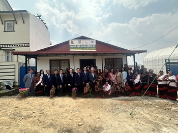 철원군, 네팔 랄릿푸르시와 '수나코티 현대식 온실 시설물 준공식·관리이전 협약식' 개최