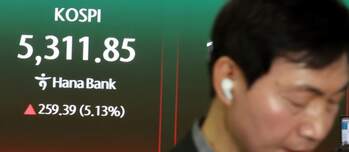 '종전 기대감 확산' 코스피 5%대 급등하며 5300선 돌파 … 올해 11번째 사이드카 발동