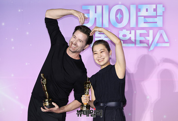 [영상] 메기 강-크리스 애플한스 '케데헌2 기대해주세요'