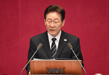 [포토] 추가경정예산안 시정연설 하는 이재명 대통령