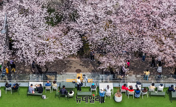 [포토] '오늘은 꽃길만 걷자'