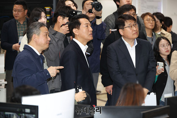 [포토] 오세훈 시장, 서울교통공사 CBTC 현장 방문