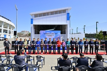 속초시, '종합경기장 수소충전소' 준공 ··· 총사업비 68억 원 투입