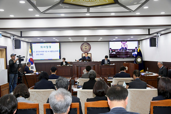 동두천시의회, 제345회 임시회 열어 24개 안건 심의 