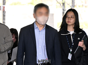 [포토] 영장심사 출석하는 대상 대표 