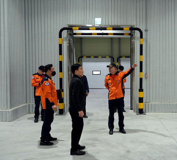 고양소방서, 냉동·냉장 물류창고 현장안전지도 실시