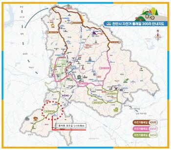 천안 ‘자전거 둘레길 300리’ 대장정 마침표… 마지막 ‘풍서천 호두길’ 착공