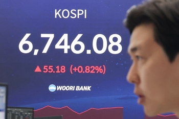 코스피, 삼전 깜짝 실적에 사상 최고치 … 6750선 터치