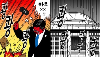 [윤서인의 뉴데툰] 개헌 실패