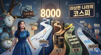 이상한 나라의 코스피 … '유가·환율·채권금리' 동반상승 '기괴한' 랠리