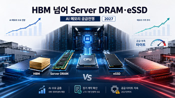 HBM 넘어 서버 D램·eSSD까지 품귀 … 삼성·SK하이닉스 공급 전쟁