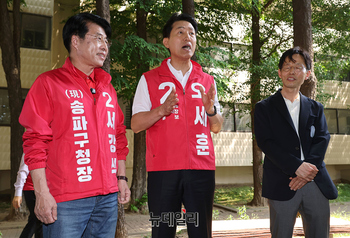 [영상] 송한한양1차 방문한 오세훈 서울시장 후보