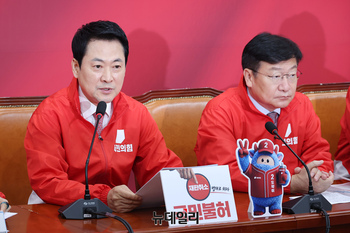 [포토] 지선 관련 발언하는 장동혁 국민의힘 대표