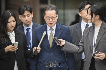 [포토] 내란선전 혐의로 구속기로 놓인 이은우 전 KTV 원장