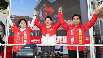 [포토] 경기도 지원나선 장동혁 대표 