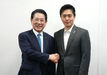김영록 전남지사, 오사카부 지사 만나 국제행사 협력 논의