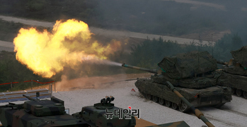 [포토] 화염 뿜는 우리군 K2