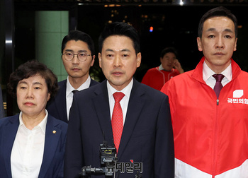 [포토] '투표용지 부족' 입장 밝히는 장동혁 대표 