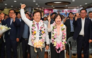 조규일 진주 민심 선택 받아 '정당보다 인물' 선택