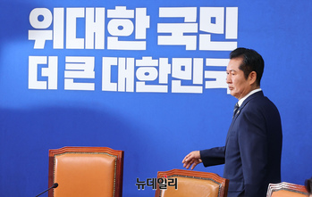 [포토] 최고위 참석한 정청래 더불어민주당 대표