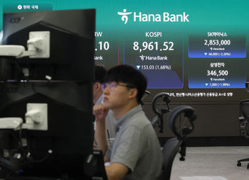 美 혼조에 코스피 8900선 약세 … 삼전·닉스 하락전환