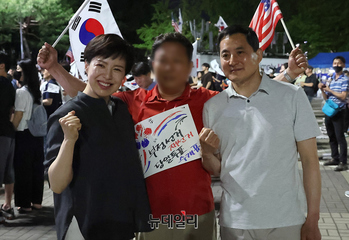 [포토] 올림픽공원 찾은 김은혜-박대출 의원 