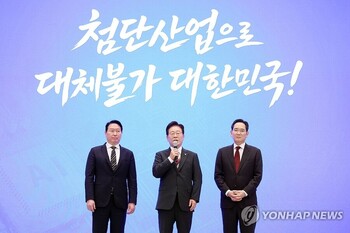 靑, 2030년 반도체팹 완공 공언했지만 삼성·SK는 몸사려 … 총수들도 '신중'