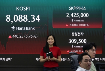 역대급 '널뛰기' 장세...7300선까지 밀린 코스피 단숨에 8000 뚫고 급반등