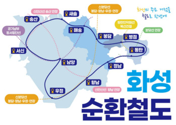 화성순환철도 구축 본격화… 내년 초 타당성 조사 착수