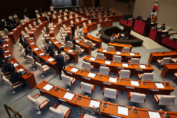 [포토] 반쪽으로 닻 올린 예산결산특별위원회